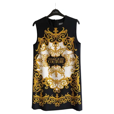 Pre-owned Versace Jeans Couture Versace Couture Dress Like New In Black