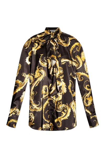 VERSACE JEANS COUTURE VERSACE JEANS COUTURE VERSACE JEANS COUTURE TIE-UP SHIRT