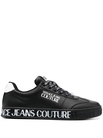 Versace Jeans Couture Logo-print Low-top Sneakers In Multicolor