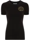 Versace Jeans Couture T-shirts And Polos In Black Gold