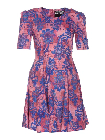 VERSACE JEANS COUTURE VESTIDO MIDI - PÚRPURA