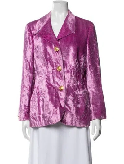 Pre-owned Versace Jeans Couture Vintage 1990's Blazer In Pink