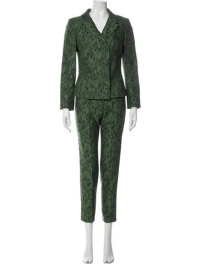 Pre-owned Versace Jeans Couture Vintage 1990's Skirt Suit In Green