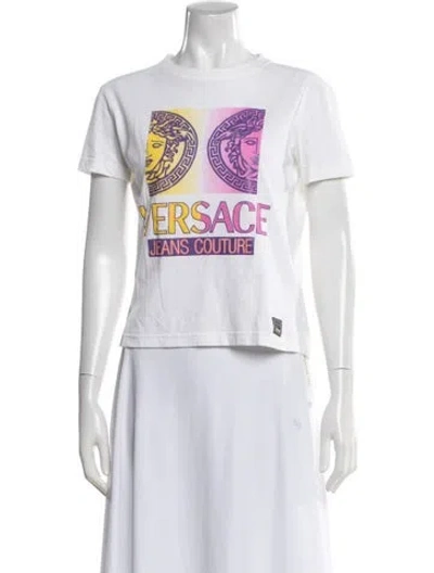 Pre-owned Versace Jeans Couture Vintage 1990's T-shirt In Multi