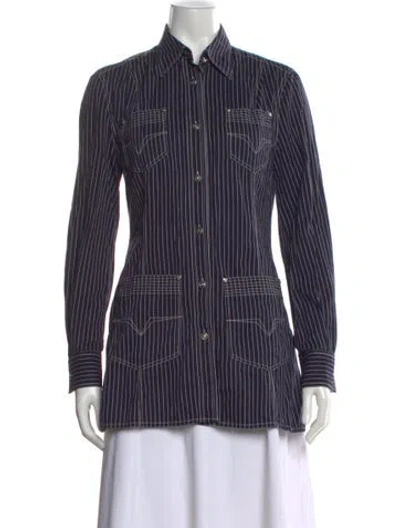 Pre-owned Versace Jeans Couture Vintage 1990's Tunic In Black
