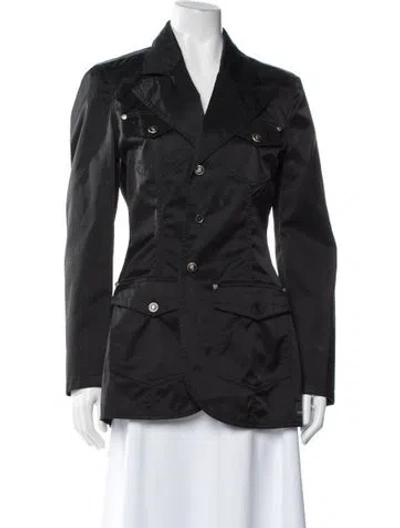Pre-owned Versace Jeans Couture Vintage 1990's Utility Jacket In Black