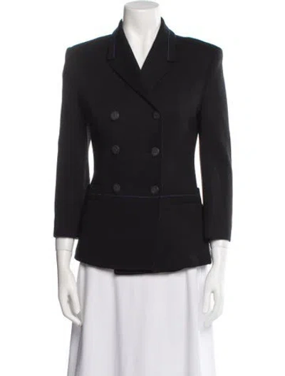 Pre-owned Versace Jeans Couture Vintage 2000's Blazer In Black