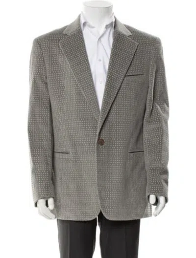 Pre-owned Versace Jeans Couture Vintage 2000's Blazer In Gray