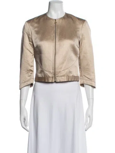 Pre-owned Versace Jeans Couture Vintage 2000's Jacket In Gold