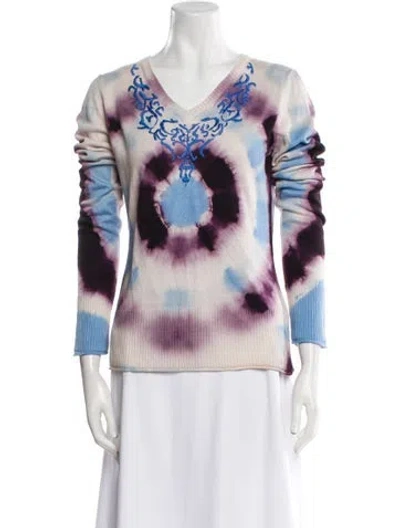 Pre-owned Versace Jeans Couture Vintage 2000's Sweater In Purple