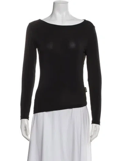 Pre-owned Versace Jeans Couture Vintage 2000's Top In Black