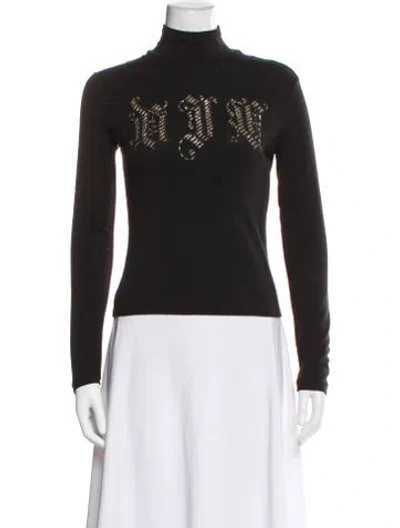 Pre-owned Versace Jeans Couture Vintage 2000's Top In Black
