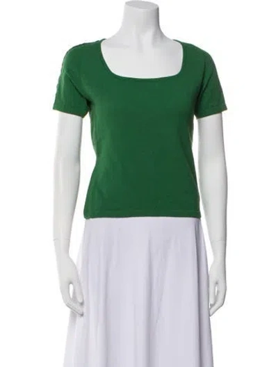 Pre-owned Versace Jeans Couture Vintage 2000's Top In Green