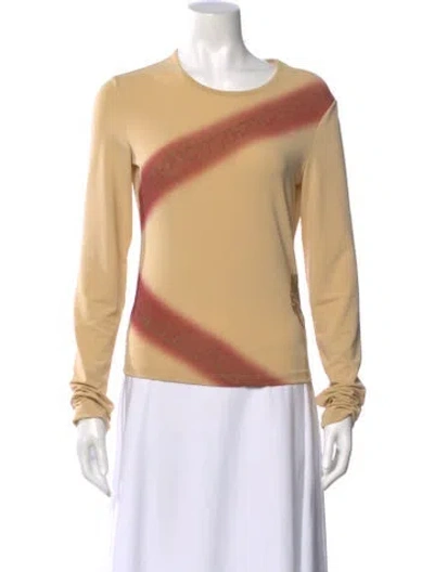 Pre-owned Versace Jeans Couture Vintage 2001 Top In Neutral