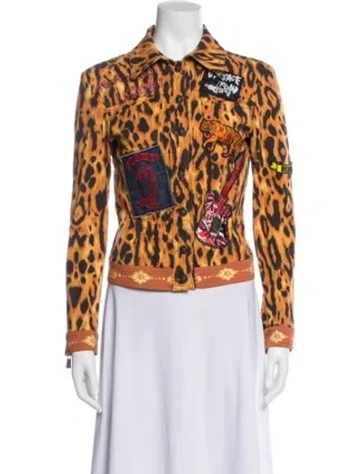Pre-owned Versace Jeans Couture Vintage 2005 Jacket In Brown