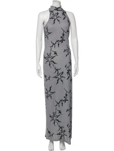 Pre-owned Versace Jeans Couture Vintage Long Dress In Black