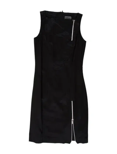 Pre-owned Versace Jeans Couture Vintage Mini Dress In Black
