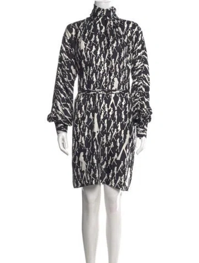 Pre-owned Versace Jeans Couture Vintage Mini Dress In Black