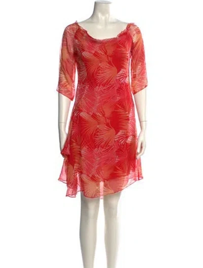 Pre-owned Versace Jeans Couture Vintage Mini Dress In Multi