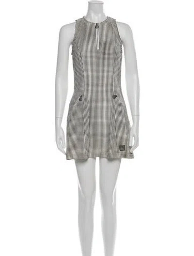 Pre-owned Versace Jeans Couture Vintage Mini Dress In Neutral