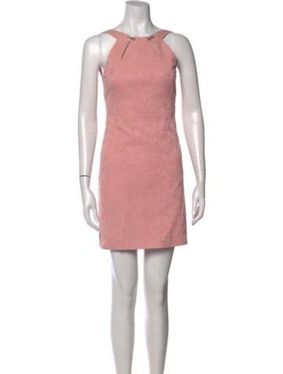 Pre-owned Versace Jeans Couture Vintage Mini Dress In Pink