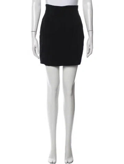 Pre-owned Versace Jeans Couture Vintage Mini Skirt In Black