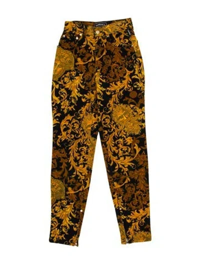 Pre-owned Versace Jeans Couture Vintage Skinny Leg Jeans In Multi