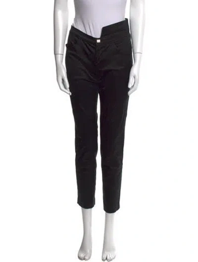 Pre-owned Versace Jeans Couture Vintage Skinny Leg Pants In Black