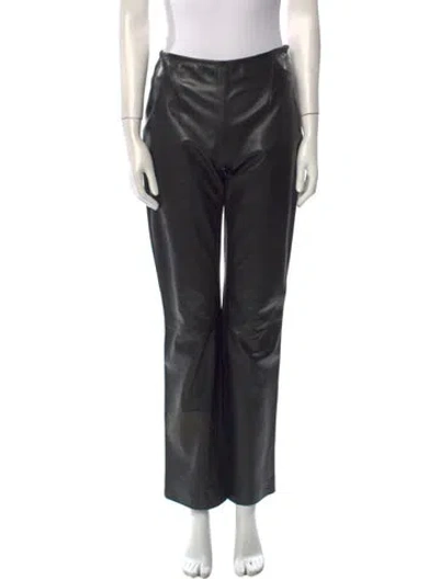 Pre-owned Versace Jeans Couture Vintage Straight Leg Pants In Black