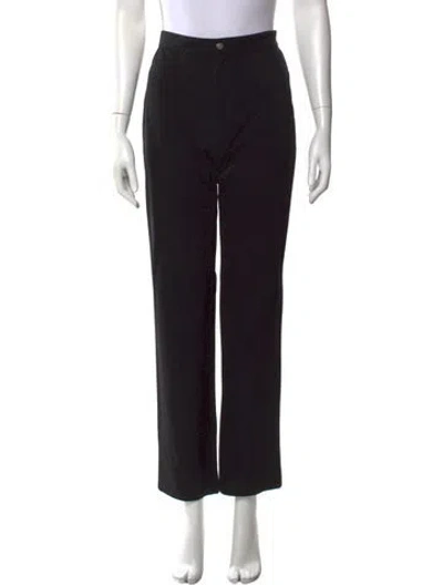 Pre-owned Versace Jeans Couture Vintage Straight Leg Pants In Black