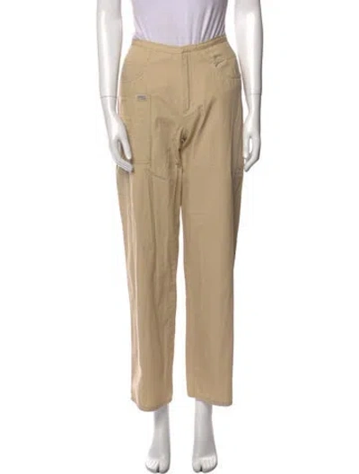 Pre-owned Versace Jeans Couture Vintage Straight Leg Pants In Neutral