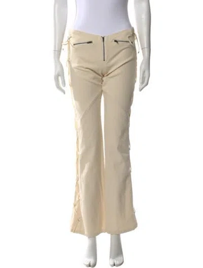Pre-owned Versace Jeans Couture Vintage Wide Leg Pants In Neutral