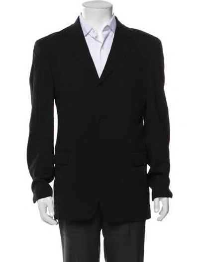 Pre-owned Versace Jeans Couture Virgin Wool Blazer In Green