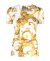 Versace Jeans Couture Watercolour Couture Crewneck T-shirt In Multi