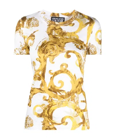 Versace Jeans Couture Watercolour Couture Crewneck T-shirt