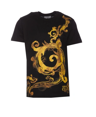 VERSACE JEANS COUTURE WATERCOLOUR COUTURE T-SHIRT