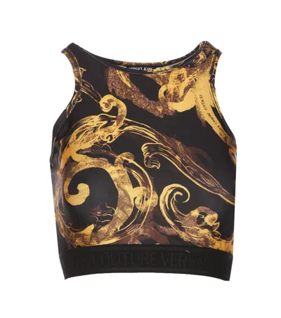 VERSACE JEANS COUTURE WATERCOLOUR COUTURE TOP
