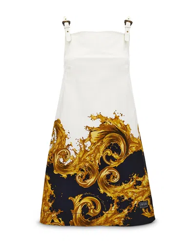 Versace Jeans Couture Wave Dress In White