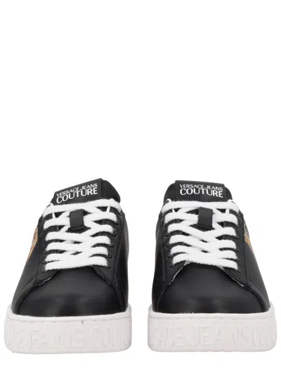 Versace Jeans Couture Wave Leather Sneaker In Purple