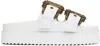 Versace Jeans Couture Arizona Rubber Slides In E003 White