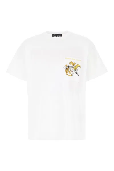Versace Jeans Couture White Cotton T-shirt