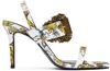 Versace Jeans Couture Flache Sandalen  Damen Farbe Weiss In Eg03 White/gold