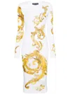 Versace Jeans Couture Dresses White In White