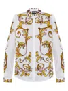 Versace Jeans Couture Long-sleeved Shirt With Concealed Button Fastening In White