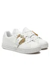 Versace Jeans Couture Jeans Couture Leather Logo Sneakers In White