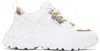 Versace Jeans Couture Chunky Sole Glitter Sneakers In Eg03 White