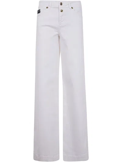 Versace Jeans Couture Wide-leg Jeans In White