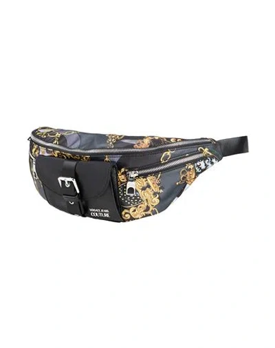 Versace Jeans Couture Woman Belt Bag Black Size - Textile Fibers