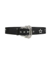 Versace Jeans Couture Woman Belt Black Size 39.5 Calfskin In Black