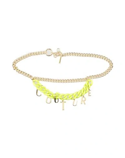 Versace Jeans Couture Woman Belt Gold Size Onesize Metal, Plastic